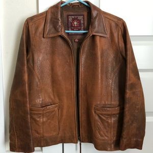 Vintage Camel leather jacket